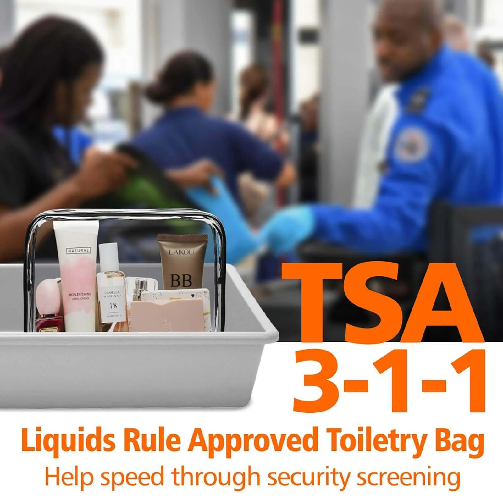 PACKISM Clear TSA-approved Toiletry Bags For Traveller