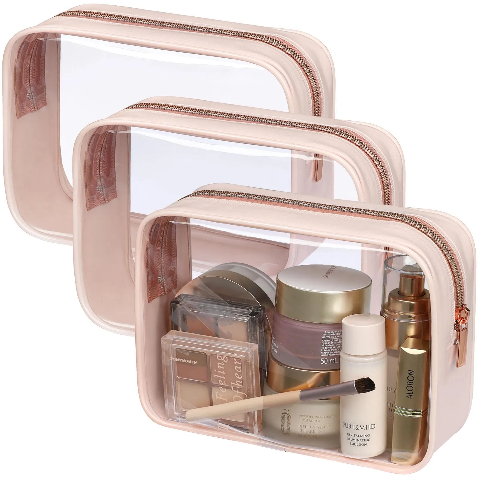 PACKISM Clear TSA-approved Toiletry Bags For Traveller