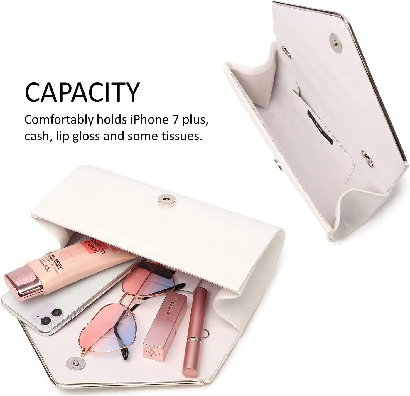 Patent Leather Envelope Clutch Womens Evening Handbag Stylish Shoulder Bag Purse for Christmas Wedding Party Prom