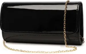 Patent Leather Envelope Clutch Womens Evening Handbag Stylish Shoulder Bag Purse for Christmas Wedding Party Prom
