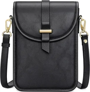 Peacocktion Trendy Small Crossbody Bags for Women, Leather Cell Phone Purse Travel Cross Body Purses with Card Slot