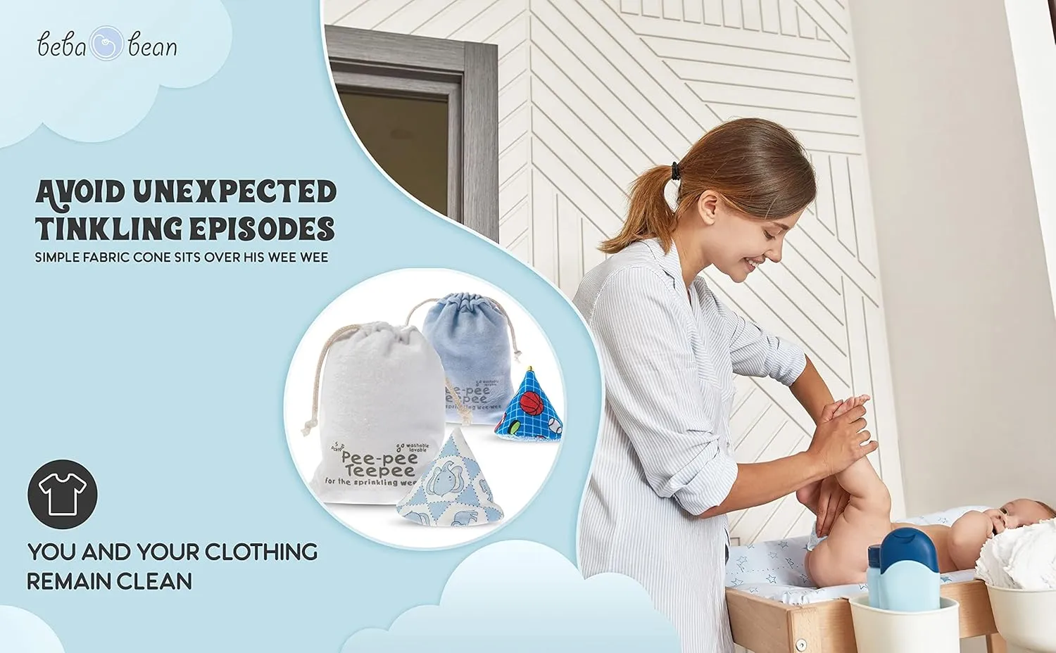 Pee-Pee Teepee Cars Blue - Laundry Bag, PT3022-3