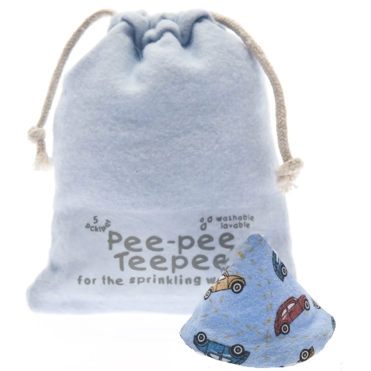 Pee-Pee Teepee Cars Blue - Laundry Bag, PT3022-3