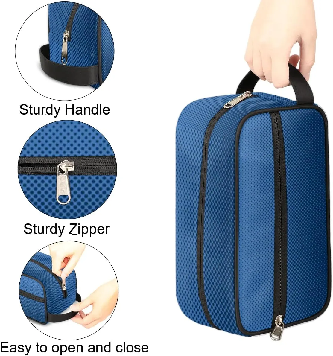 Personalized Gift Travel Makeup Bag Cosmetic Bag for Man Boy, Custom Shaving Bag Make Up Bag Organizer Toiletry Bag Christmas Birthday Gift for Boys Web Swinging Spider