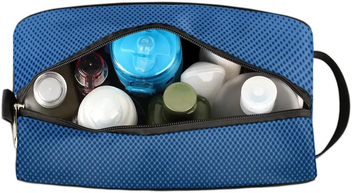 Personalized Gift Travel Makeup Bag Cosmetic Bag for Man Boy, Custom Shaving Bag Make Up Bag Organizer Toiletry Bag Christmas Birthday Gift for Boys Web Swinging Spider