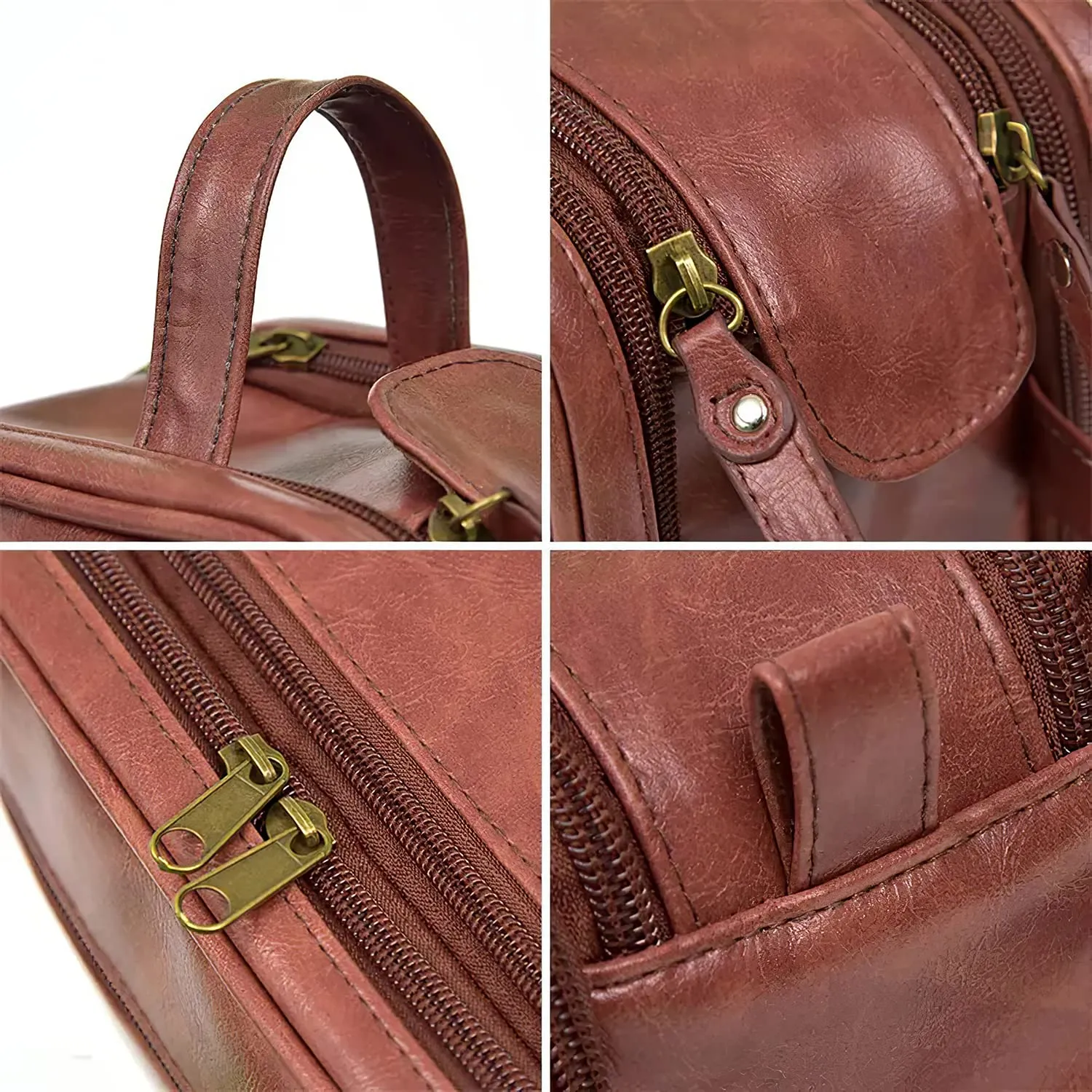 Personalized Toiletry Bag for Men Handcrafted, Custom Leather Dopp Kit for Men, Personalized Gifts for Men, Father, Husband, Boyfriend, Groomsmen, Best Man Gifts, Shaving Bag Cosmetic Bag