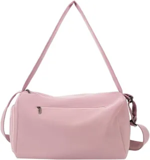 Pink Multipurpose Duffel Bag, 23.5x39cm/9.25x15.35''