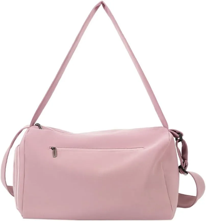 Pink Multipurpose Duffel Bag, 23.5x39cm/9.25x15.35''