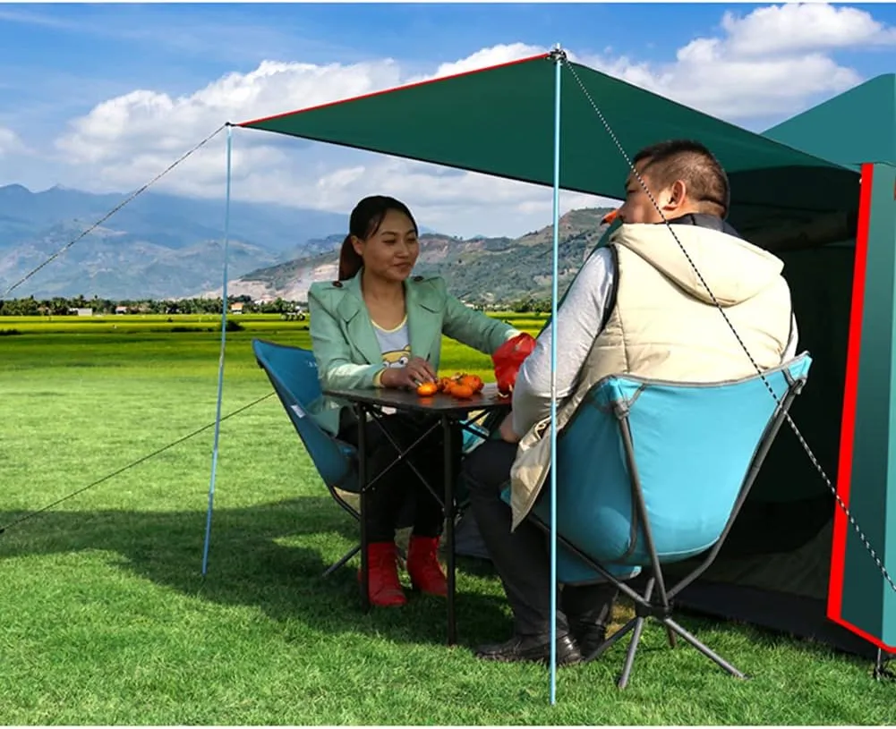 Pop Up Tent Family Camping Tent 3-4 Person Portable Tent Automatic Tent for Camping Hiking Mountaineering, Blue