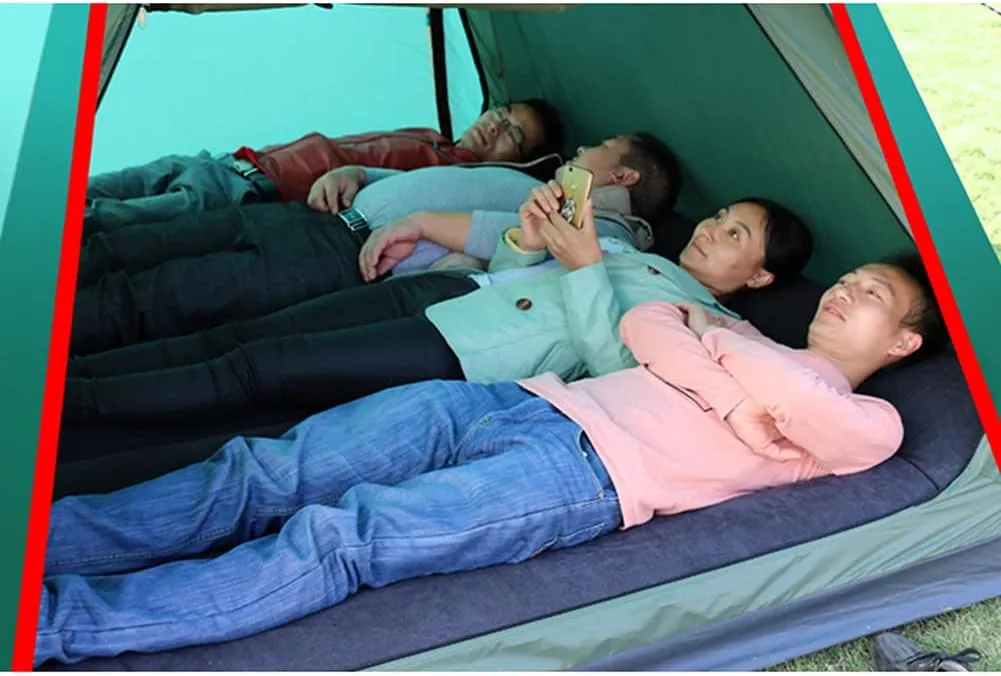 Pop Up Tent Family Camping Tent 3-4 Person Portable Tent Automatic Tent for Camping Hiking Mountaineering, Blue