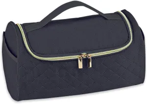 Portable Travel Case for Airwrap & Shark FlexStyle Large Capacity Organizer Bag for Hair Dryer, Airwrap Styler & Attachments, Waterproof Padded Storage Bag with Hanging Hook (Black)