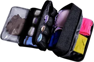 Portable Underwear Bra Storage Bag Waterproof Travel Organizers Multi-Layer Toiletry Packing Cube