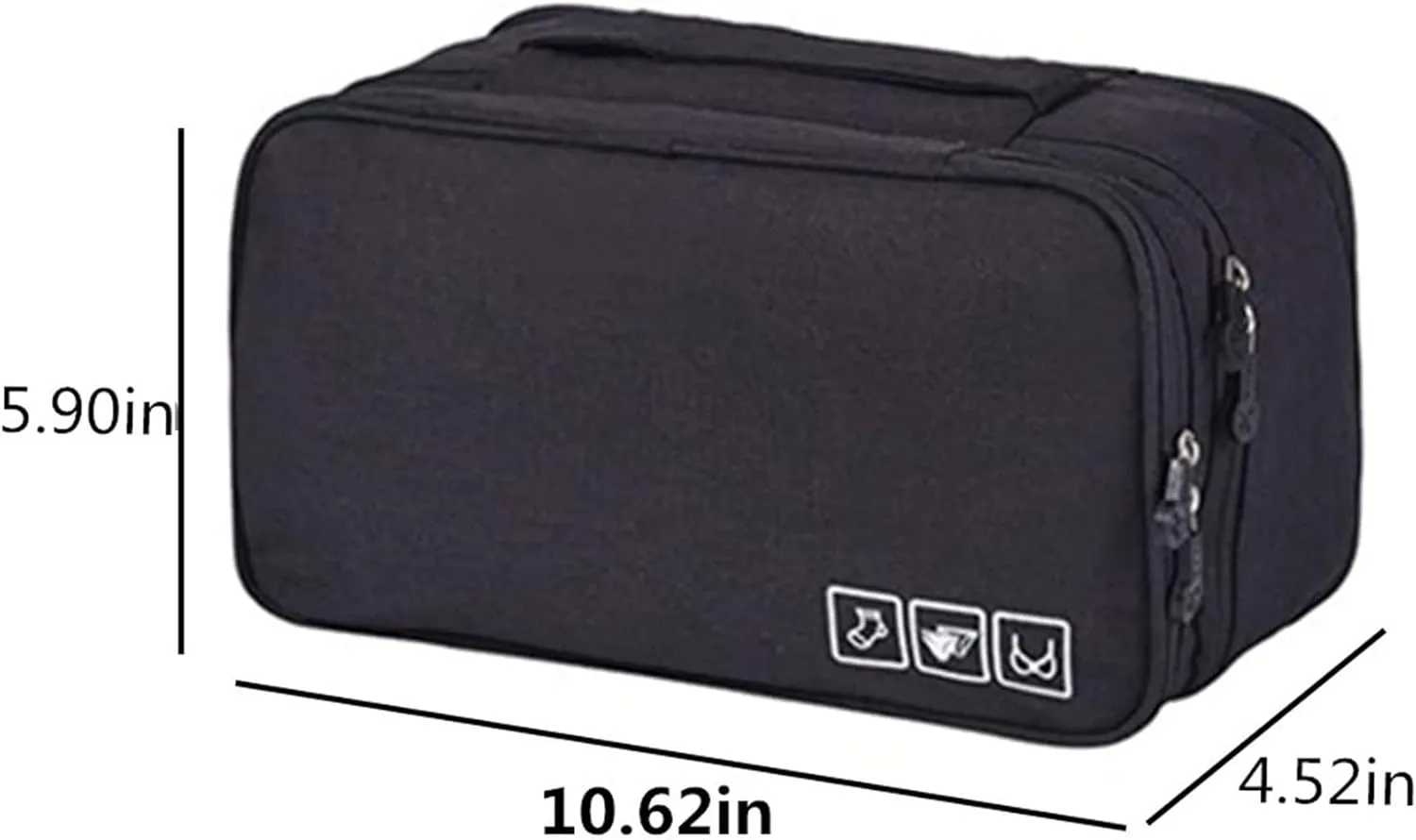 Portable Underwear Bra Storage Bag Waterproof Travel Organizers Multi-Layer Toiletry Packing Cube