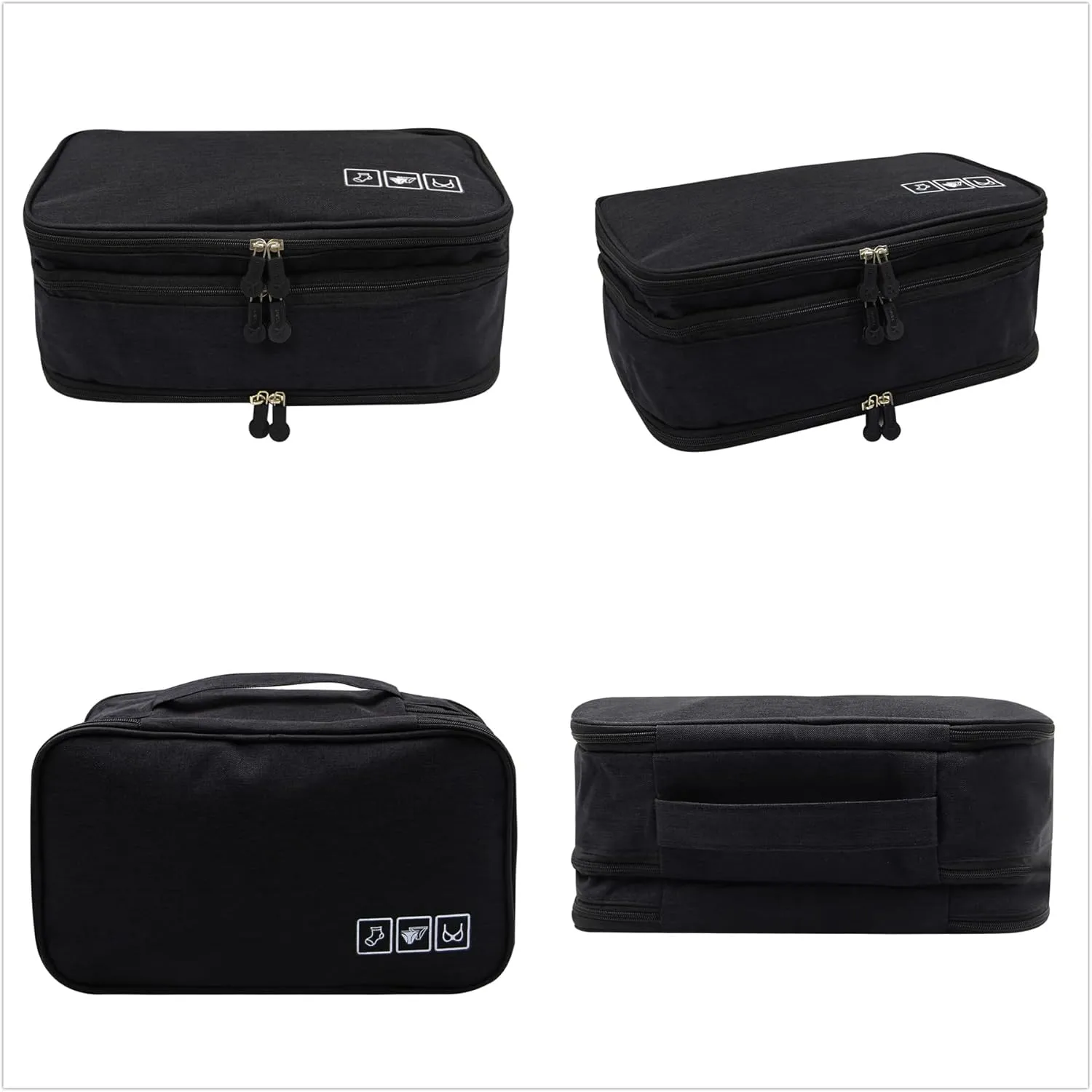 Portable Underwear Bra Storage Bag Waterproof Travel Organizers Multi-Layer Toiletry Packing Cube