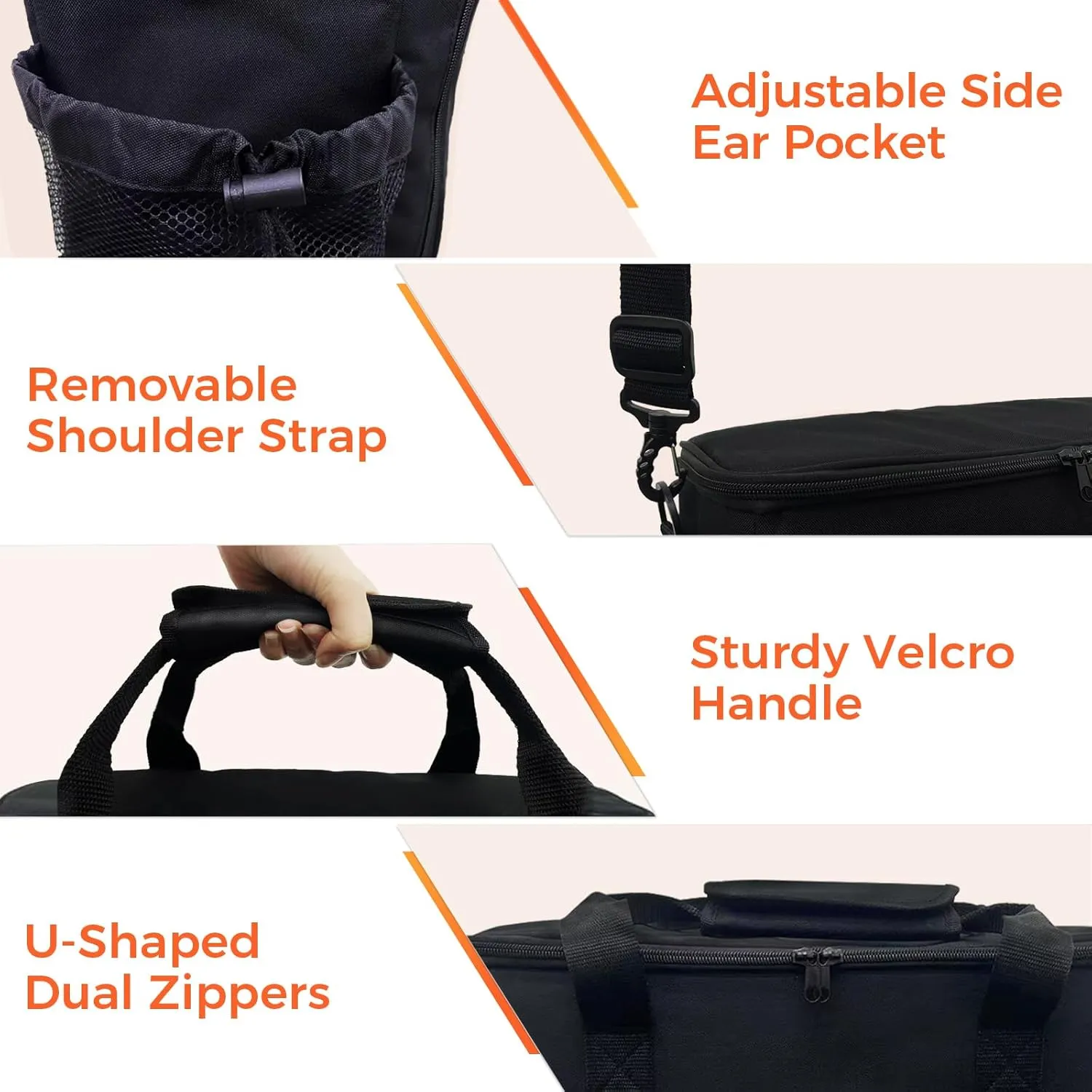 Portable Water Heater & Accessories Large Capacity Dustproof, Easy to Clean Waterproof Carry on Bag