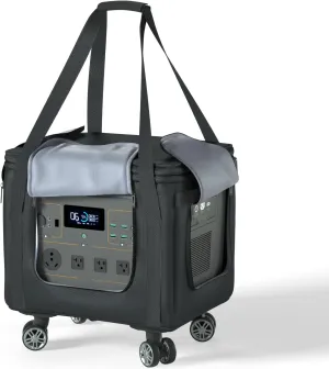 Power Station Carrying Bag - Water-Resistant, Durable900D Oxford Fabric - Ideal for1500W Power Stations - Perfect for Outdoor Activities & Travel