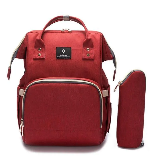 Premium Multi-Functional Diaper Backpack   USB Port