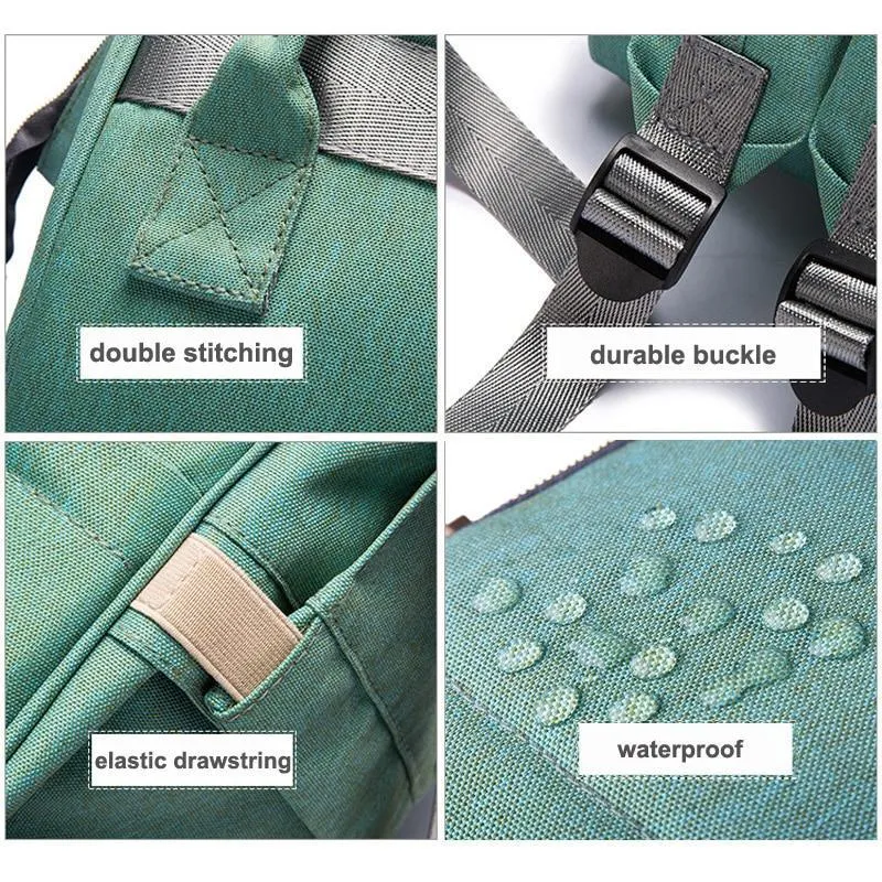 Premium Multi-Functional Diaper Backpack   USB Port