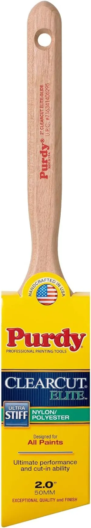 Purdy 144152820 Clearcut Elite Glide Trim Brush, One Size, Multi