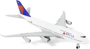 QIYUMOKE 1/400 Plane 747 Model Kits (6-inch L) for Boeing 747 Airlines Plane Model with Pre-Built Aircraft Landing Gear and Display Stand for Adults Planes Aviation Gifts or Collection