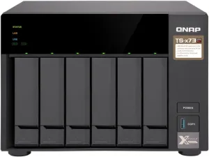 QNAP TS-673-8G-US 6-Bay NAS/ISCSI IP-SAN, AMD R Series Quad-core 2.1GHz, 8GB RAM, 10G-Ready