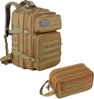 QT&QY 45L Tactical backpack Tactical Toiletry Bag