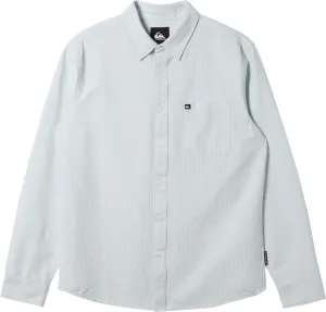 Quiksilver - Mens Smoke Trail Oxford Shirt, Color Skyway PRNT 4, Size: XX-Large