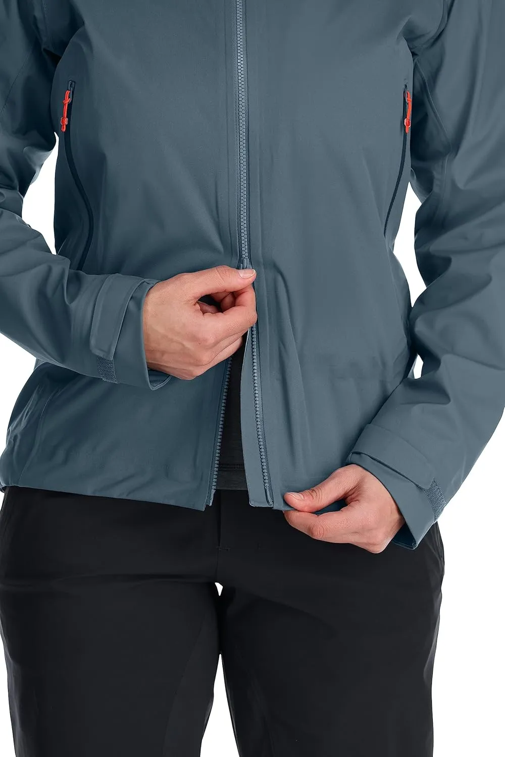 Rab Women’s Kinetic Alpine 2.0 Waterproof Breathable Jacket for Climbing & Mountaineering.
