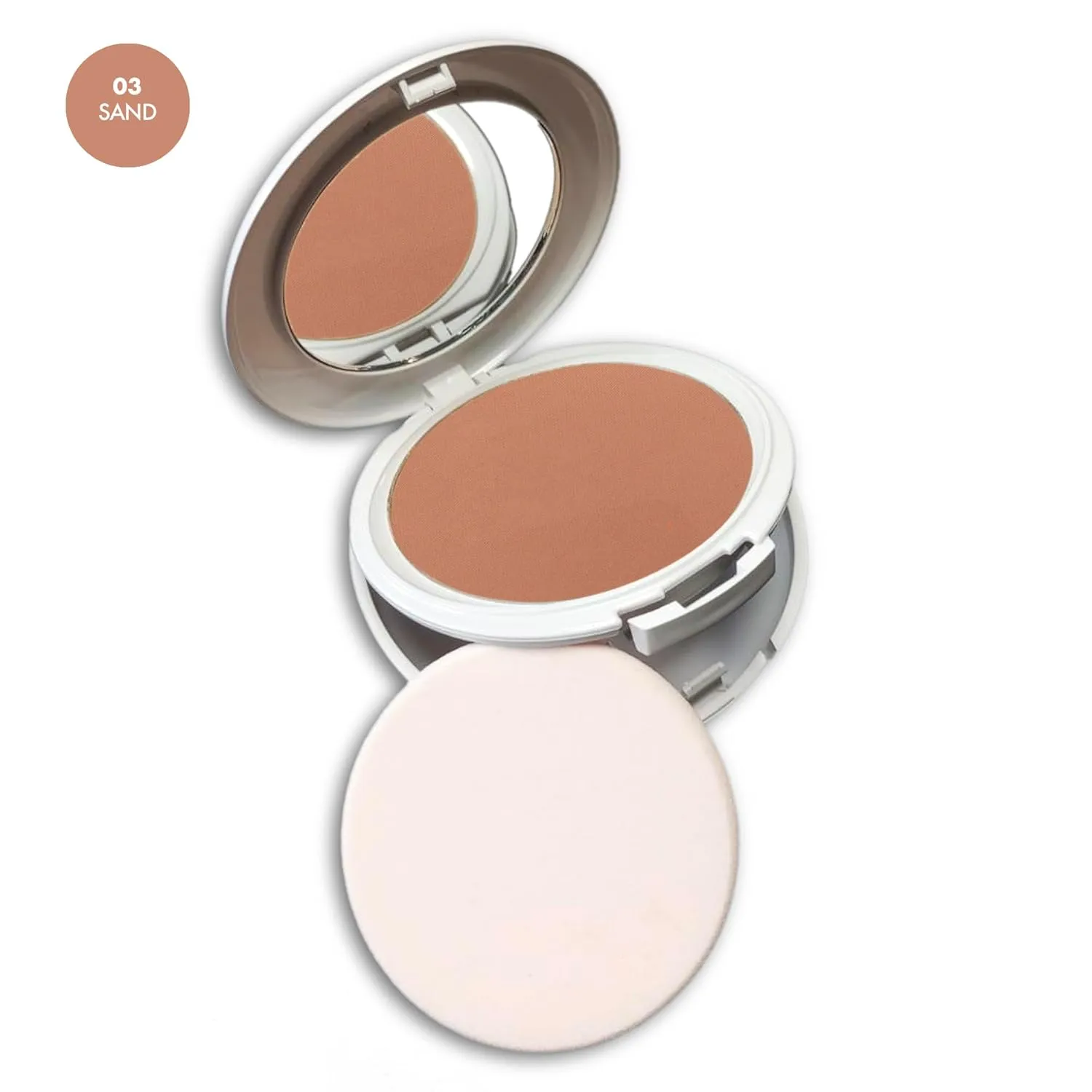 Radiant Professional Face Powder Photo Ageing Protection SPF 30 Advanced Compact Powder UVA & UVB Protection Long Lasting, Sweat-Proof Matte Press Powder Oil Control & Anti-aging Action (Sand)