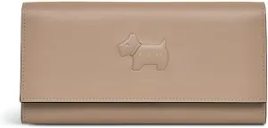 RADLEY London Puffy Protect Women's Large Leather Flapover Wallet, Silt