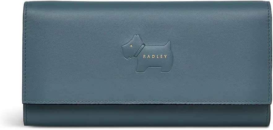 RADLEY London Puffy Protect Women's Large Leather Flapover Wallet, Uniform