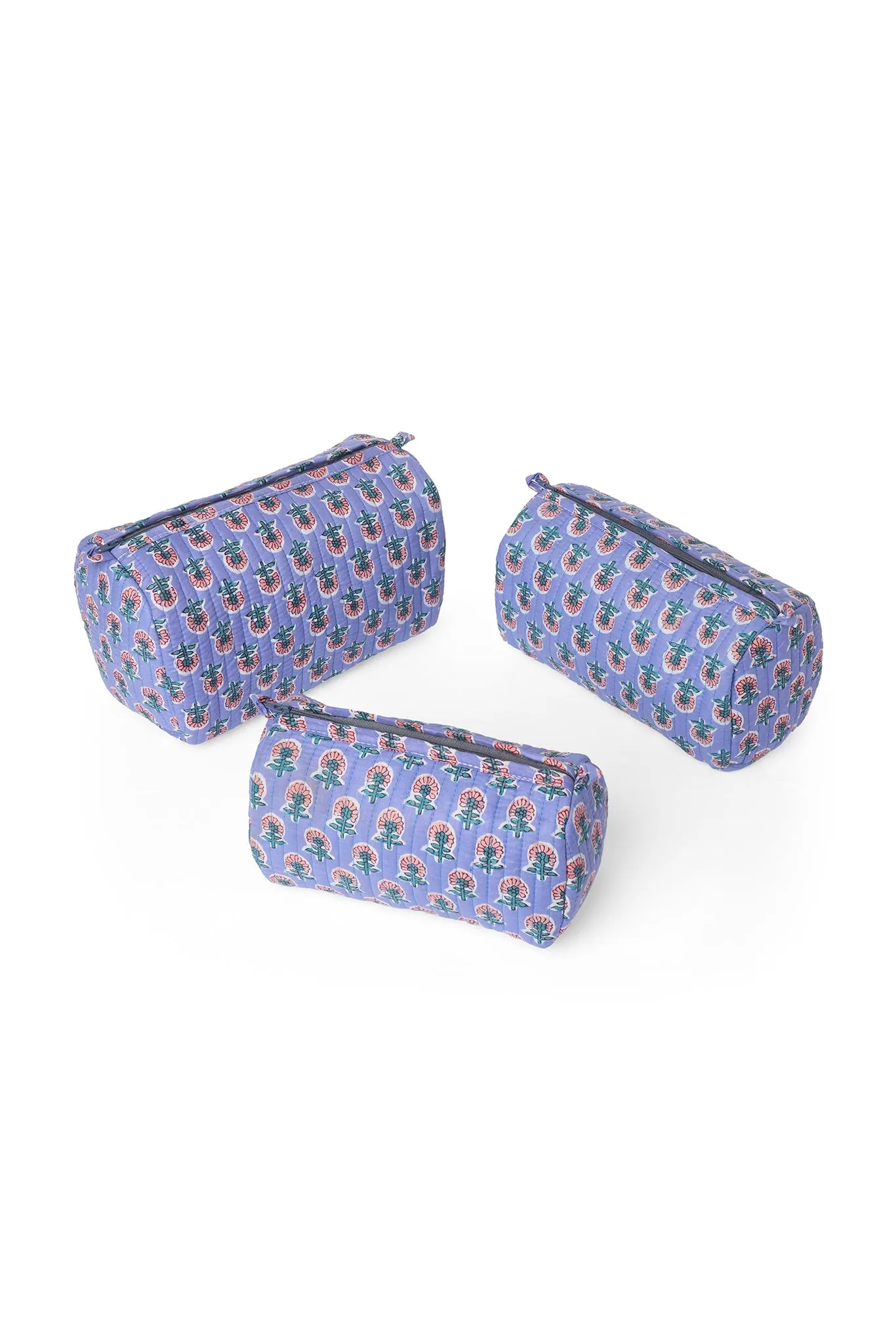Rangrez Quilted Pouches (Set of 3)