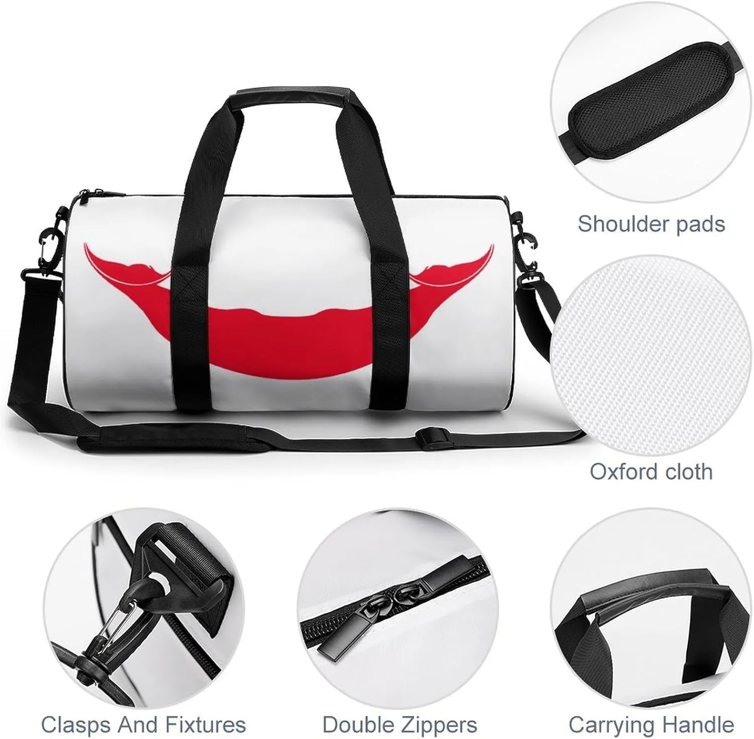 Rapa Nui Flag Travel Duffel Bag with Wet Pocket for Boys Girls Gym Weekender Tote