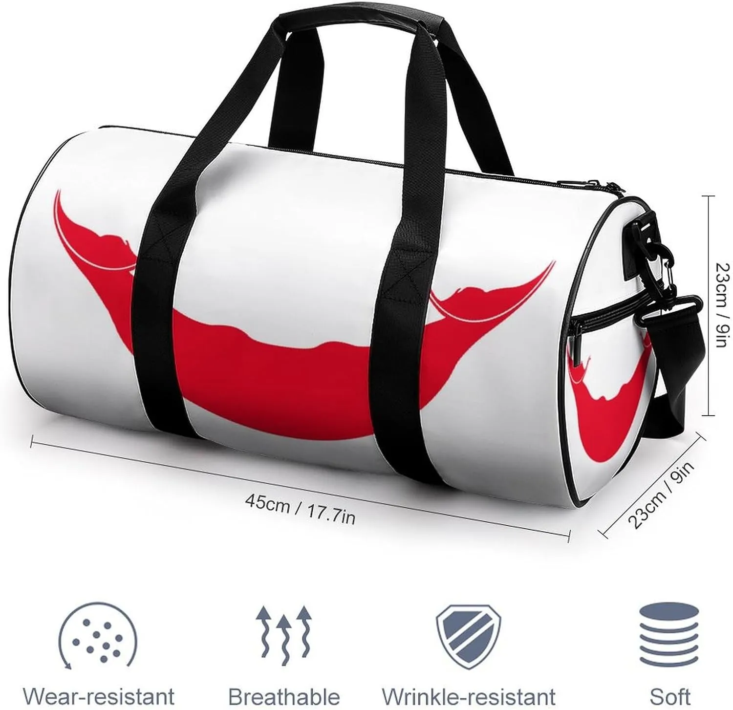 Rapa Nui Flag Travel Duffel Bag with Wet Pocket for Boys Girls Gym Weekender Tote