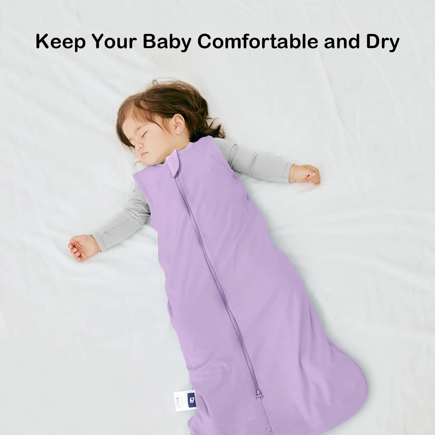 Rayon Made from Bamboo Baby Sleep Sack 0.5 Tog Ultra Soft Wearable Blanket 18-24 Months, Toddler Sleeping Bag 2t Unisex Boys Girls, 2-Way Zipper Sleep Sack Breathable Lightweight XL