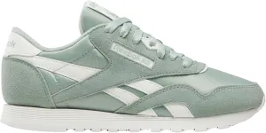 Reebok Women's Classic Nylon Trainers, Hybrid Green Hybrid Green Chalk, 9.5 Women