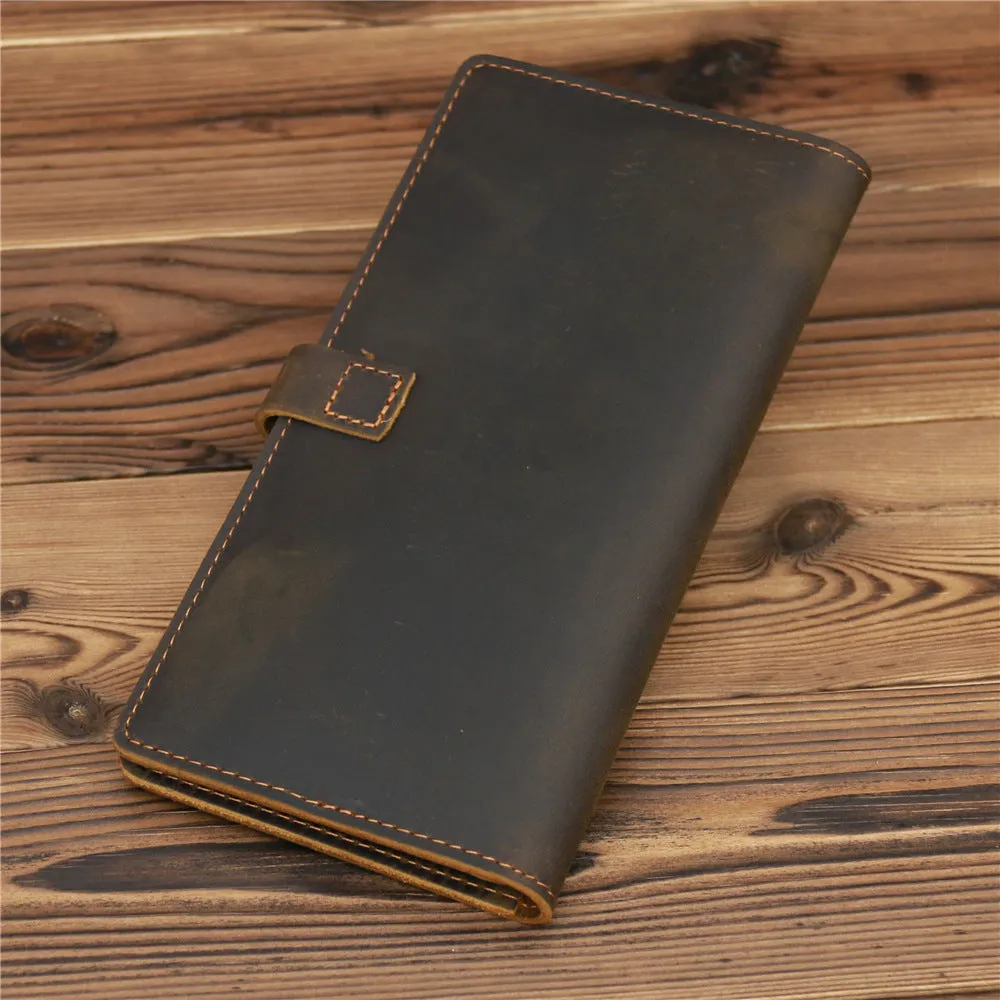 Retro Bifold Multi-card slot Leather Wallet