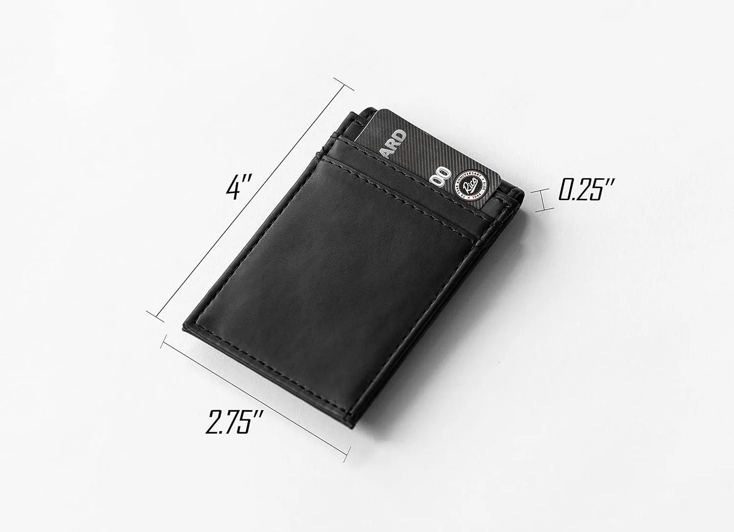 Rico Industries NBA Basketball Laser Engraved Front Pocket Wallet - Compact/Comfortable/Slim