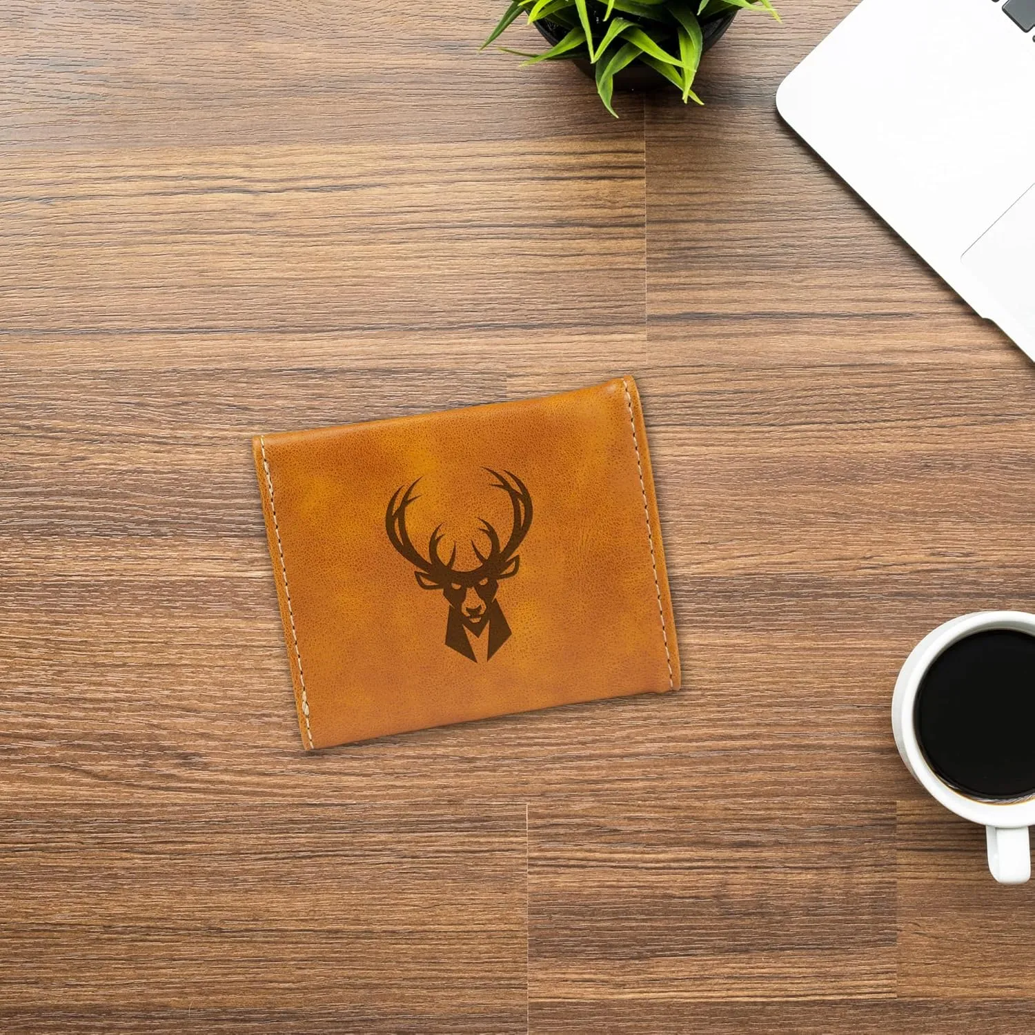 Rico Industries NBA Laser Engraved Trifold Laser Engraved Tri-Fold Wallet - Men's Accessory