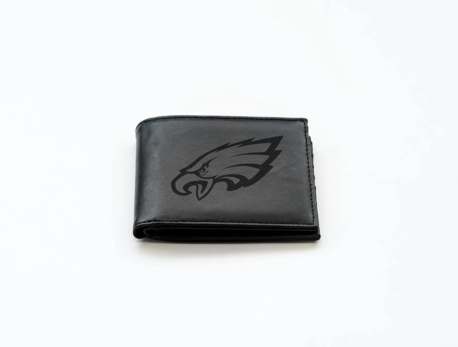 Rico Industries NFL Laser Engraved Billfold Wallet Laser Engraved Bill-fold Wallet - Slim Design - Great Gift