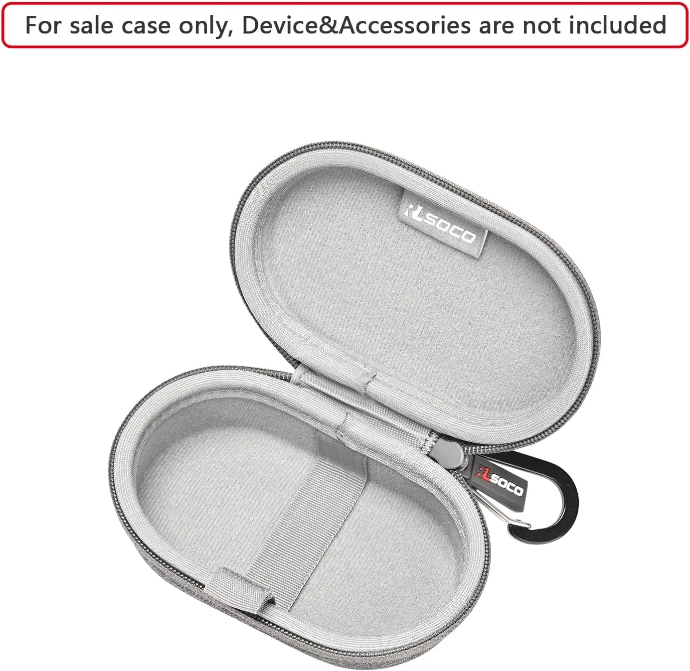 RLSOCO Carrying Case for Logitech POP/Pebble Mouse 2/Pebble Wireless Mouse with Keychain (Grey)