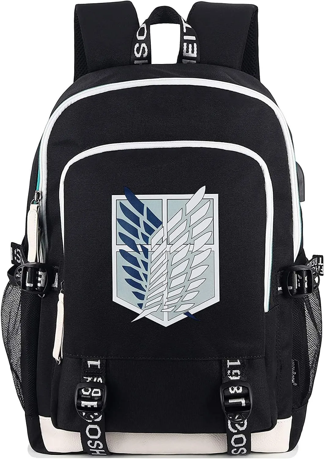 Roffatide Anime Backpack Wings of Freedom Laptop Backpack Survey Corps Large Capacity Bag