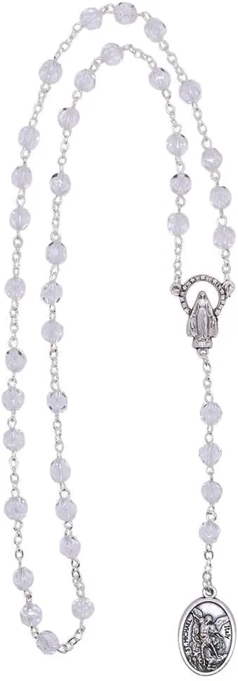 Saint Michael Chaplet Gift Set | Includes Chaplet, Hard Plastic Case, and Instruction Prayer Card | Catholic Devotional Prayer