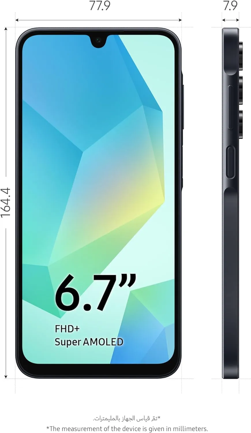 Samsung Galaxy A16 4G LTE (128GB   4GB) International Model SM-A165F/DS Factory Unlocked, 6.7", Dual SIM, 50MP Triple Camera (Case Bundle), Black