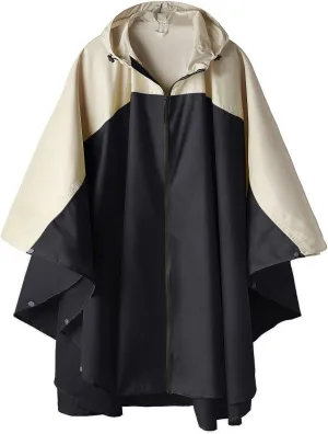 SaphiRose Unisex Rain Poncho Hooded Waterproof Raincoat for Adults Women