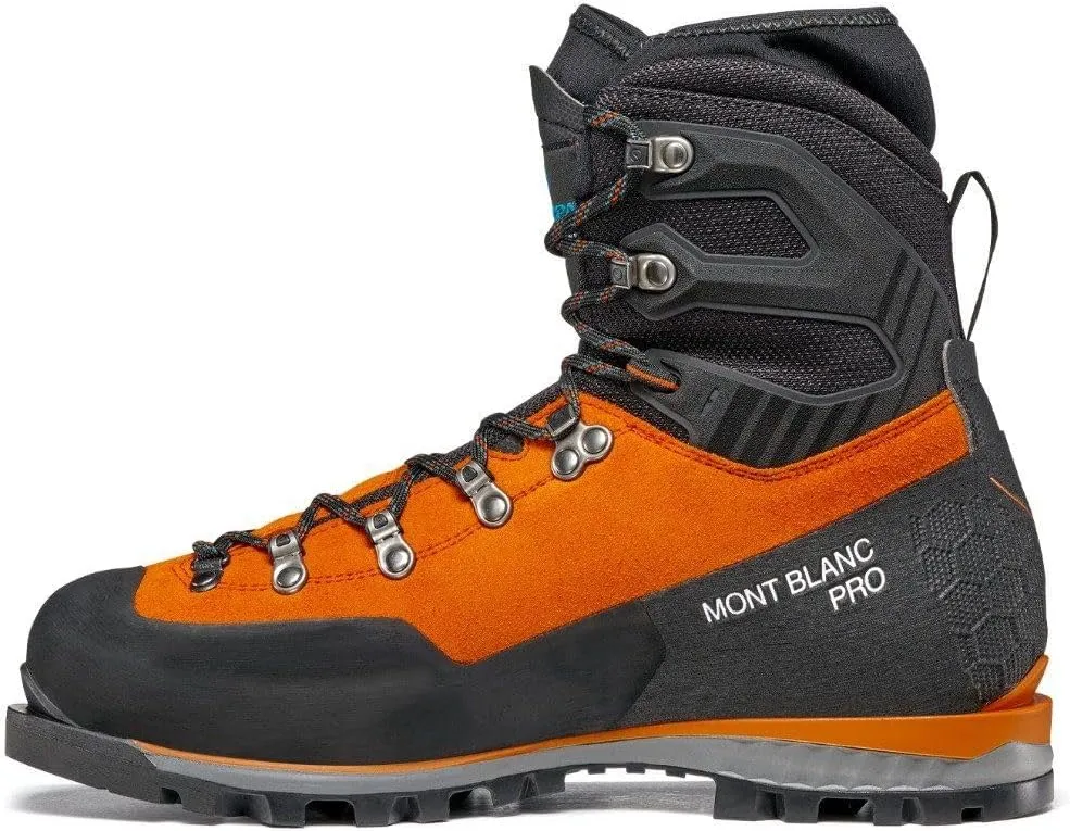 SCARPA Men's Mont Blanc Pro GTX Waterproof Gore-Tex Boots for Hiking and Mountaineering