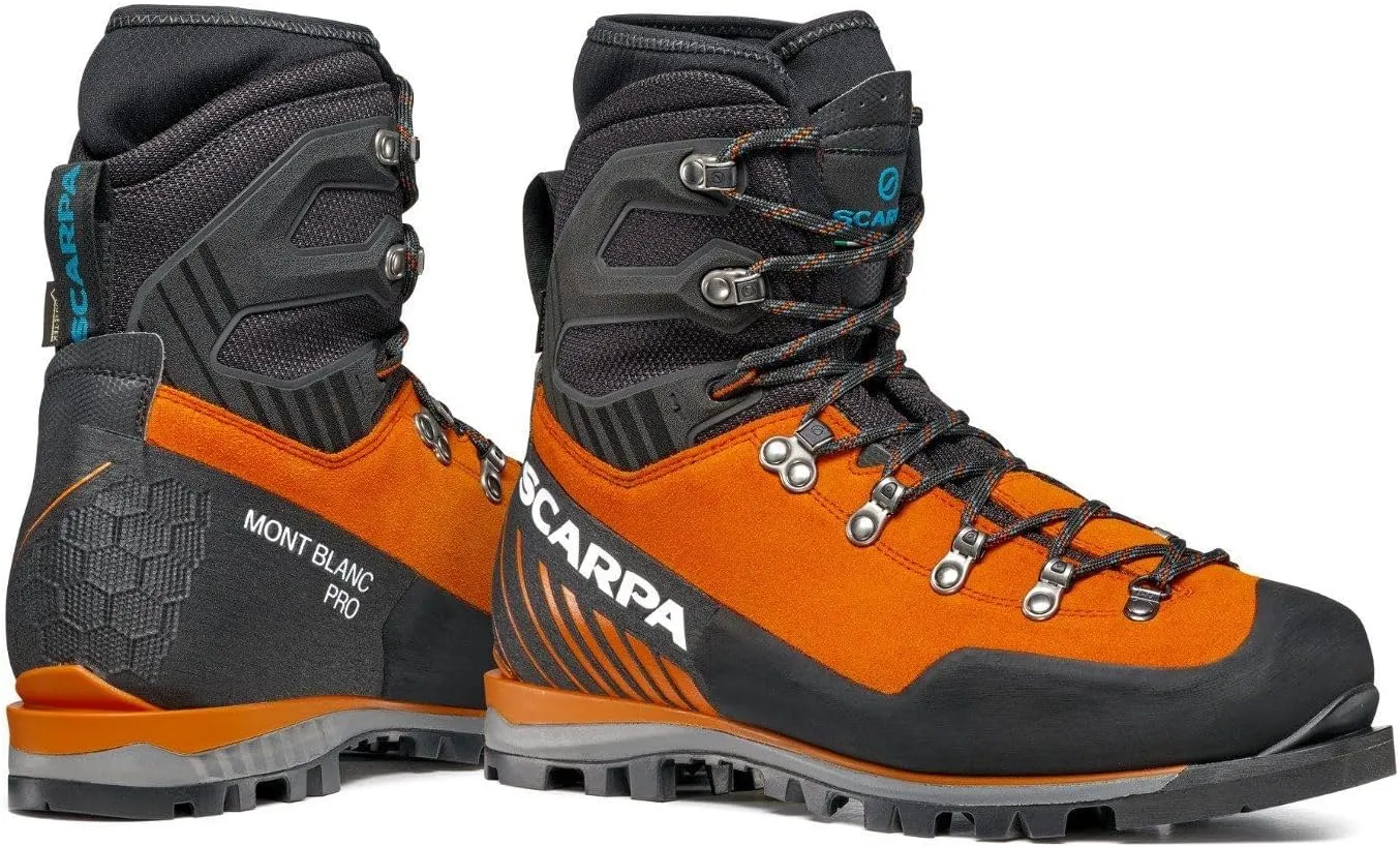 SCARPA Men's Mont Blanc Pro GTX Waterproof Gore-Tex Boots for Hiking and Mountaineering
