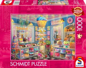 Schmidt Spiele 59785 Colourful Bakery Puzzle, 1000 Pieces, Multi-Coloured