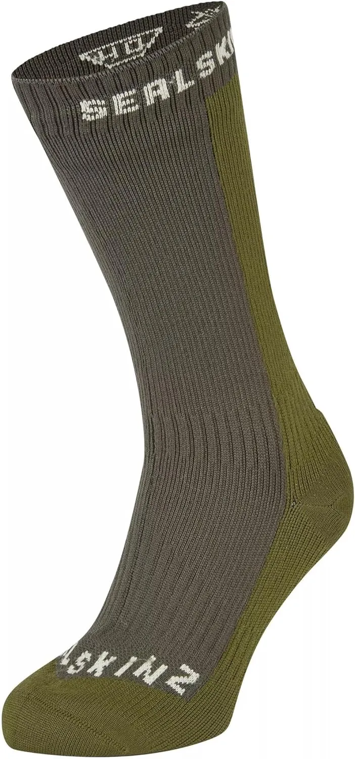 SEALSKINZ Starston Unisex Waterproof Cold Weather Mid Length Sock