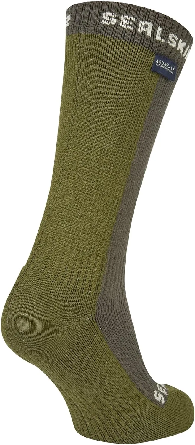 SEALSKINZ Starston Unisex Waterproof Cold Weather Mid Length Sock
